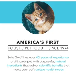 Solid Gold Holistic Delights Creamy Bisque With Chicken & Coconut Milk Grain-Free Cat Food Pouches -Furry Feast 99368 PT5. AC SS1800 V1543524454