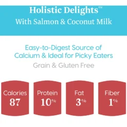Solid Gold Holistic Delights Creamy Bisque With Salmon & Coconut Milk Grain-Free Cat Food Pouches -Furry Feast 99370 PT3. AC SS1800 V1543524418