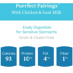 Solid Gold Purrfect Pairings Savory Mousse With Chicken & Goat Milk Grain-Free Cat Food Cups, 2.75-oz, Case Of 6 -Furry Feast 99384 PT2. AC SS1800 V1543527721