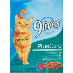 9 Lives Plus Care With Tuna & Egg Flavor Dry Cat Food