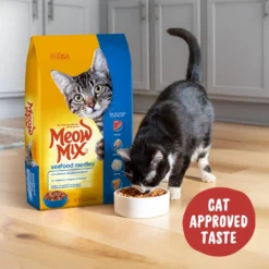 Meow Mix Seafood Medley Dry Cat Food -Furry Feast 99969 PT3. AC SS1800 V1680811275
