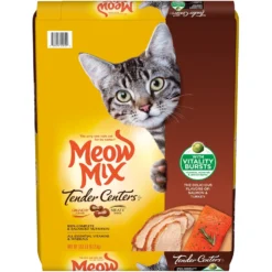 Meow Mix Tender Centers Salmon & Turkey Dry Cat Food